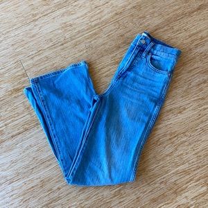 Madewell high rise flares